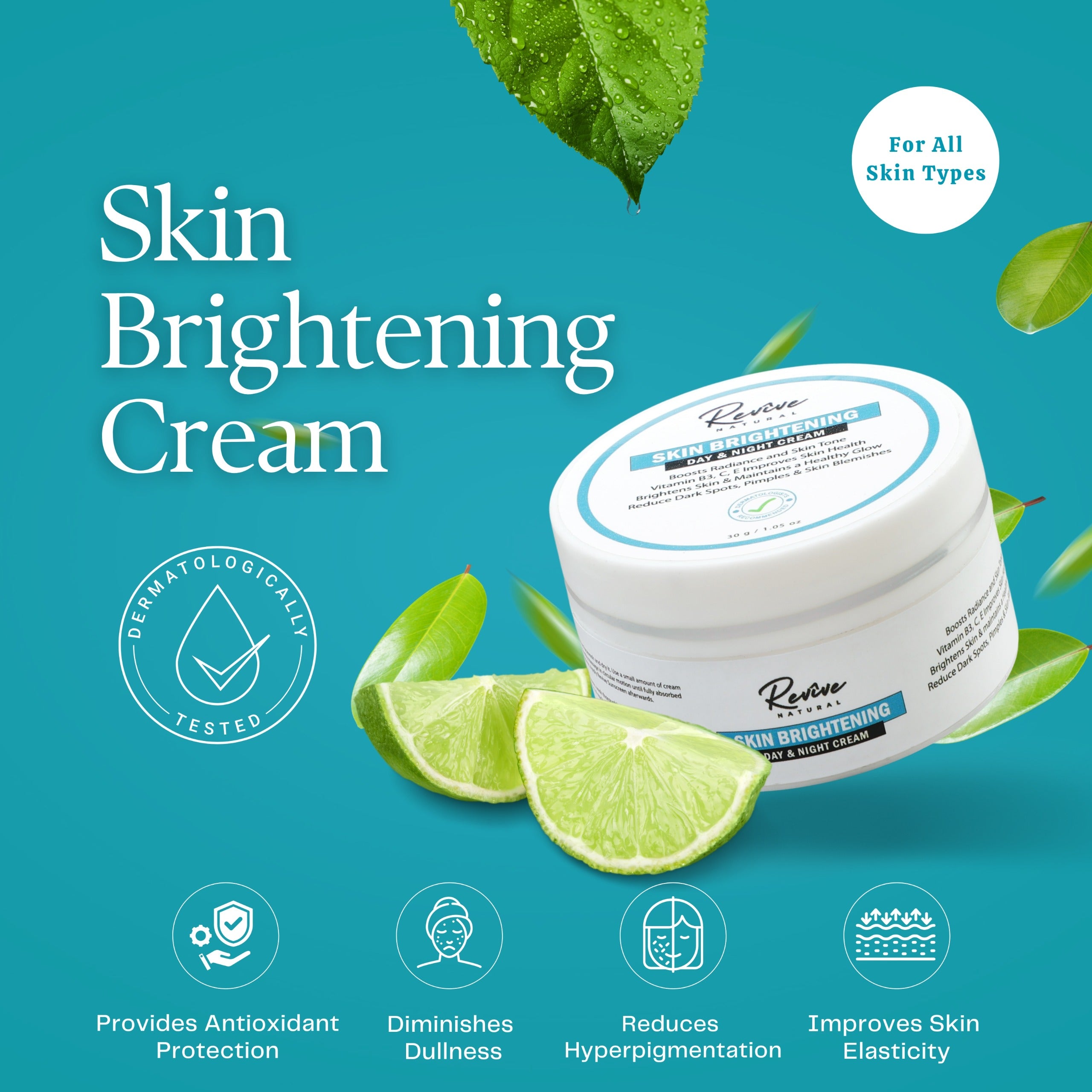 Skin Brightening Day & Night Cream for All Skin Types